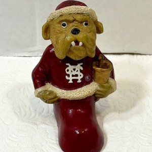 VTG Mississippi State Bulldogs Mascot Collegiate Christmas Figurine Standing